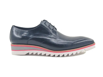 Plain Toe Wing-tip Stitching Blucher style Oxford 13 KS550-04BLUE8  - from alligatorwarehouse.com