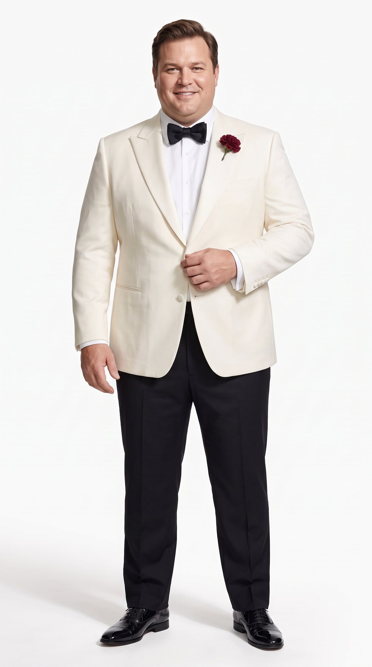 Men’s 007 Inspired White Tuxedo Jacket, James Bond Style Formal Dinner Jacket for Weddings and Prom