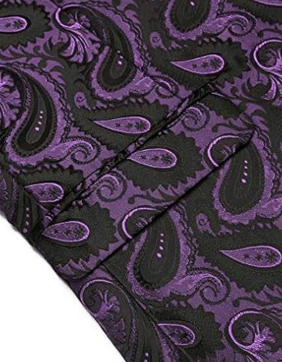 Mardi Gras Purple Tuxedo Dinner Jacket - Purple Paisley Blazer 6   - from alligatorwarehouse.com