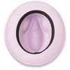 Tapa Crushable Straw Hat Fedora in Purple 3   - from alligatorwarehouse.com
