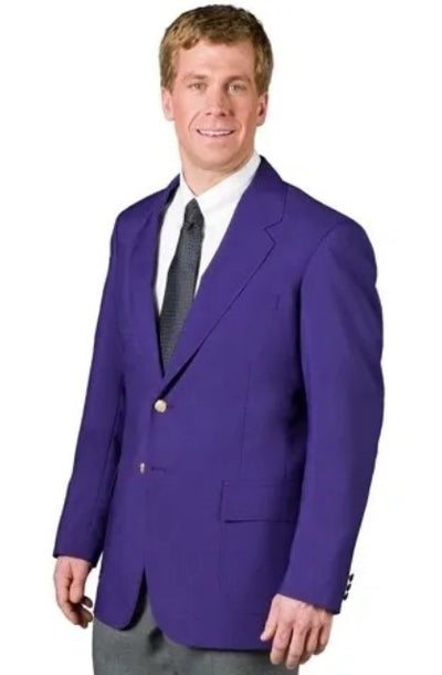 Executive Apparel Ultralux Men's Purple Blazer Jacket 1   - from alligatorwarehouse.com
