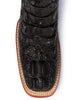 Ferrini Women's Rancher Square Toe Boots Crocodile Print - Black/Purple 2 90493-04-060-B  - from alligatorwarehouse.com