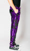 Mens Sequin Pants - Purple Dress Party Pants 2   - from alligatorwarehouse.com
