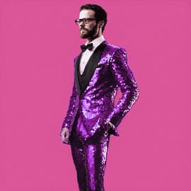 Sequin Tuxedo Suit - Sequin Pants 3   - from alligatorwarehouse.com