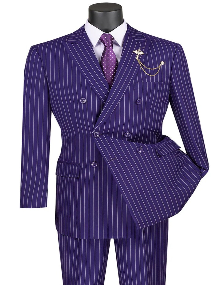Mens Suits With Pleated Pant -  Regular Fit Suit