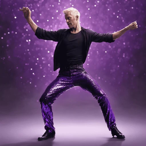 Sequin Tuxedo Suit - Sequin Pants