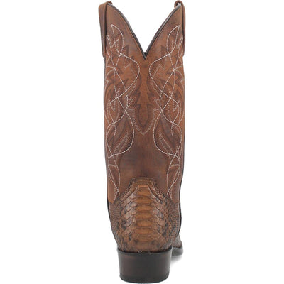 Dan Post Men’s Bay Apache Manning 13 Round Toe Genuine Python Leather Cowboy Boot 3 DP3037_7_D  - from alligatorwarehouse.com