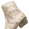 Los Altos Men’s Natural Genuine Python Snakeskin Leather Ankle Boots 4   - from alligatorwarehouse.com