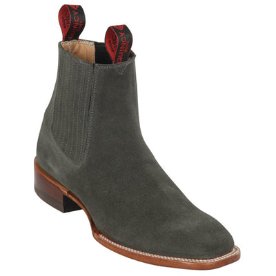 Grey Suede Square Toe Boots 1 Q68B6309EE:Q68B6309060EE  - from alligatorwarehouse.com