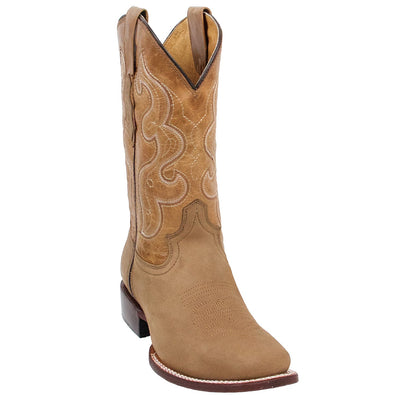 Mens Square Toe Western Boots - Tan 1 Q8126231EE:Q8126231060EE  - from alligatorwarehouse.com