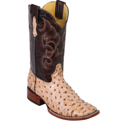 Ostrich Print Cowboy Boots 1 Q8220311EE:Q8220311060EE  - from alligatorwarehouse.com