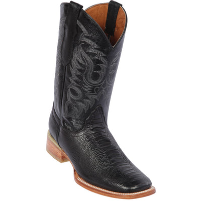 Mens Ostrich Leg Print Boots 1   - from alligatorwarehouse.com