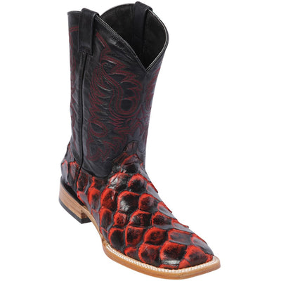 Mens Fish Skin Boots - Print 1 Q8221018:Q8221018060EE  - from alligatorwarehouse.com