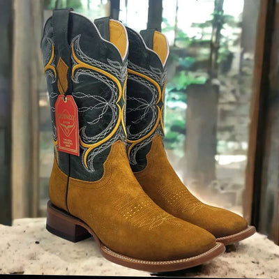 Square Toe Suede Boots 1 Q8226331EE:Q8226331060EE  - from alligatorwarehouse.com