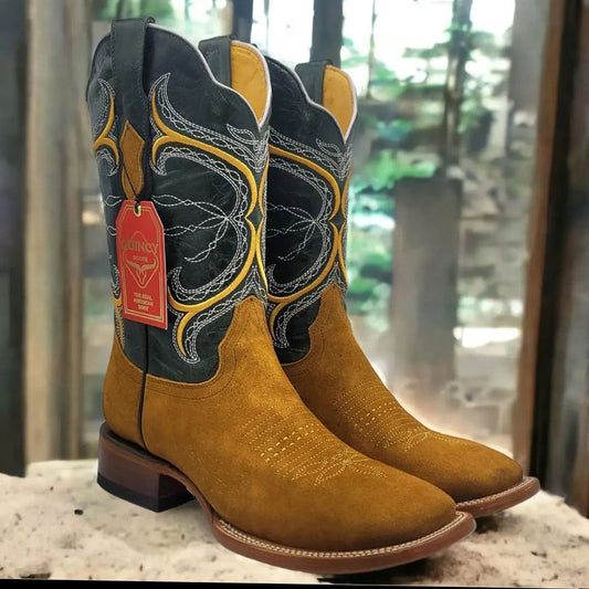Suede Cowboy Boots