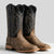 Men's Elephant Print Square Toe Cowboy Boots