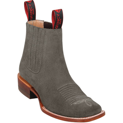Grey Suede Booties 1 Q82BJ6337M:Q82BJ6337050M  - from alligatorwarehouse.com