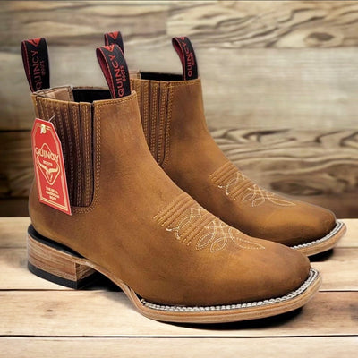 Crazy Horse - Papaya Short Cowboy Boots 1   - from alligatorwarehouse.com