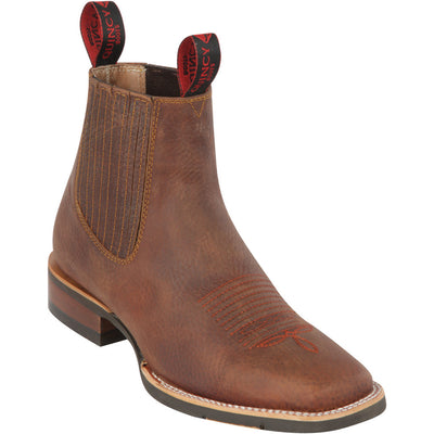 Mens Brown Square Toe Ankle Boot 1 Q82BU2707EE:Q82BU2707060EE  - from alligatorwarehouse.com