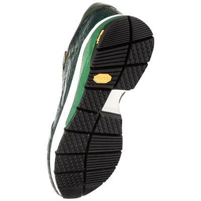 Men's Quevedo  Forest/Green Genuine Crocodile Exotic Sneaker By Mezlan Made In Spain Brand 5   - from alligatorwarehouse.com