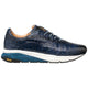 Men's Quevedo Jean/Blue Genuine Crocodile Exotic Sneaker By Mezlan Made In Spain Brand