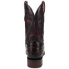 Dan Post Men’s Alamosa Black and Cherry Full Quill Ostrich Boots 3 DP5012_7_D  - from alligatorwarehouse.com