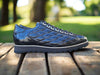 Quilted Leather Sneaker 7 KS626-02CECHESTNUT75  - from alligatorwarehouse.com