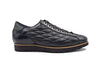 Quilted Leather Sneaker 11 KS626-02CECHESTNUT75  - from alligatorwarehouse.com