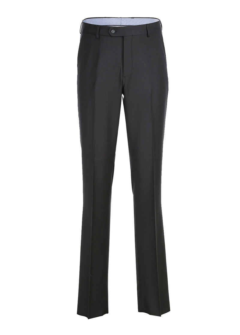 Half Canvas Wool Dress Suit Regular Fit 2 Piece in Black 2 SO6RHC100-1-CL_38R  - from alligatorwarehouse.com