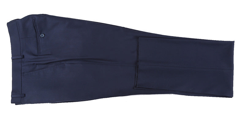 Half Canvas Stretch Wool Dress Suit Regular Fit 2 Piece in Navy 9 SO6RHC100-2-CL_38R  - from alligatorwarehouse.com