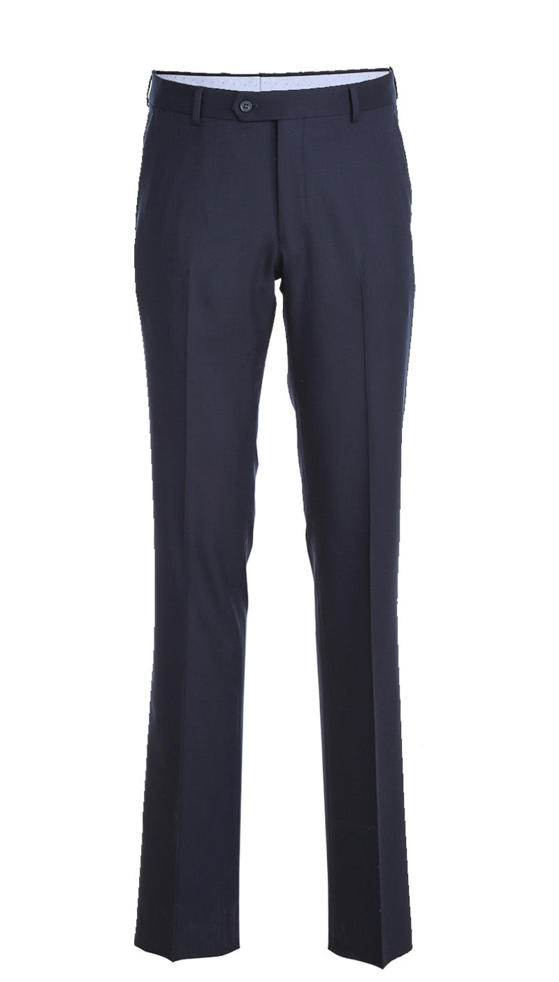 Half Canvas Stretch Wool Dress Suit Regular Fit 2 Piece in Navy 2 SO6RHC100-2-CL_38R  - from alligatorwarehouse.com