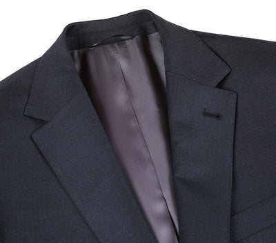 Half Canvas Wool Dress Suit Modern Fit 2 Piece in Charcoal 5 SO6RHC100-3-MD_36R  - from alligatorwarehouse.com