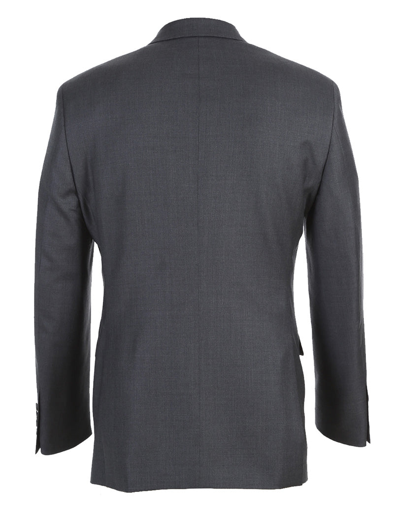 Half Canvas Wool Dress Suit Modern Fit 2 Piece in Gray 4 SO6RHC100-4-MD_36R  - from alligatorwarehouse.com