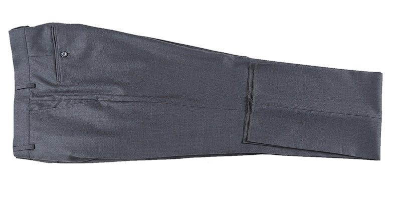 Half Canvas Wool Dress Suit Regular Fit 2 Piece in Gray 9 SO6RHC100-4-CL_38R  - from alligatorwarehouse.com