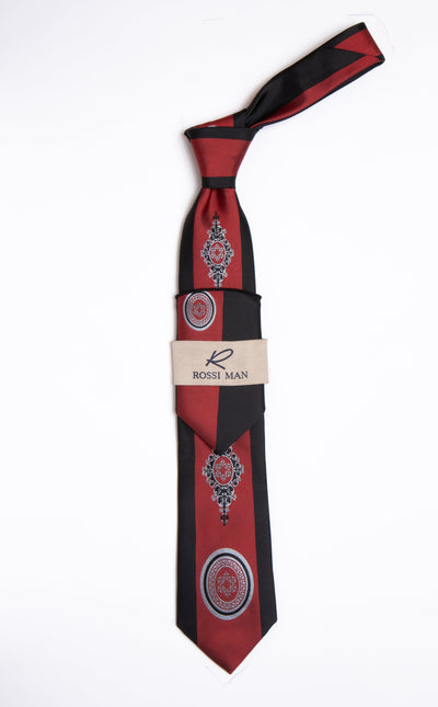 Rossi Man Tie and Pocket Round RMR450-1 1   - from alligatorwarehouse.com