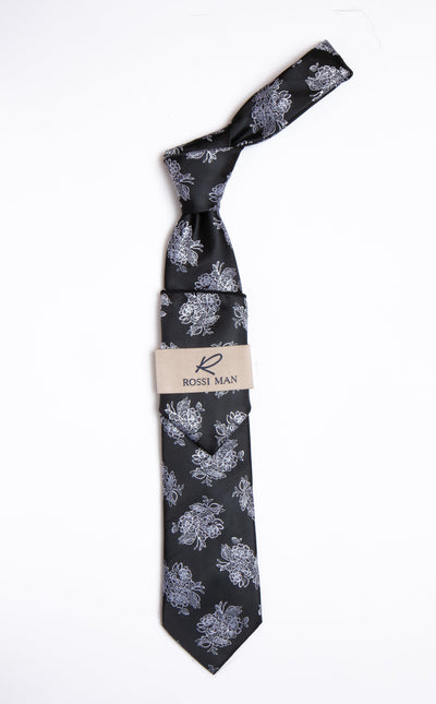 Rossi Man Tie and Pocket Round RMR453-6 1   - from alligatorwarehouse.com