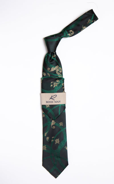 Rossi Man Tie and Pocket Round RMR454-6 1   - from alligatorwarehouse.com