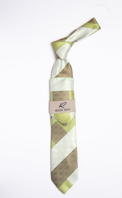 Rossi Man Tie and Pocket Round RMR456-5 1   - from alligatorwarehouse.com