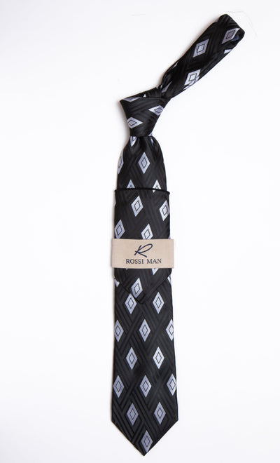 Rossi Man Tie and Pocket Round RMR458-4 1   - from alligatorwarehouse.com