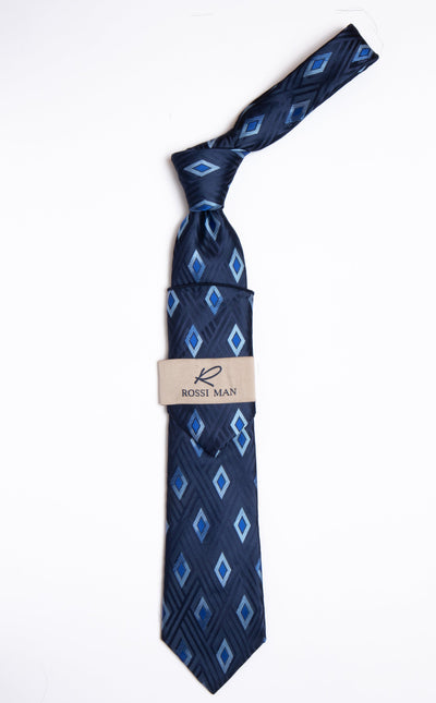 Rossi Man Tie and Pocket Round RMR458-5 1   - from alligatorwarehouse.com