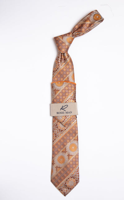 Rossi Man Tie and Pocket Round RMR459-1 1   - from alligatorwarehouse.com
