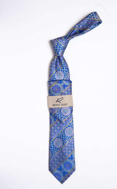 Rossi Man Tie and Pocket Round RMR459-4 1   - from alligatorwarehouse.com