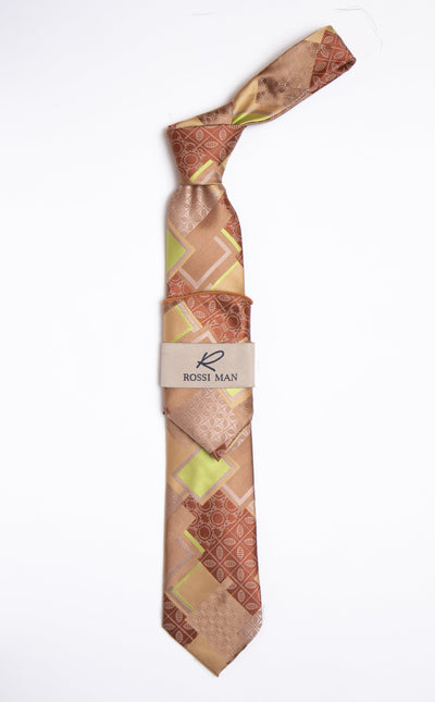 Rossi Man Tie and Pocket Round RMR460-1 1   - from alligatorwarehouse.com