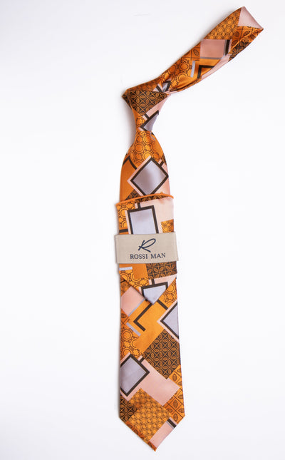 Rossi Man Tie and Pocket Round RMR460-3 1   - from alligatorwarehouse.com