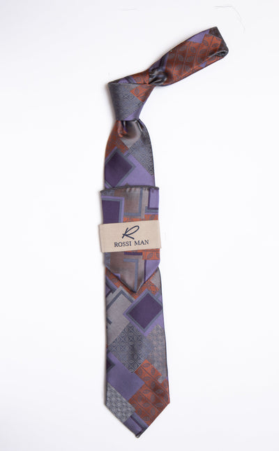 Rossi Man Tie and Pocket Round RMR460-5 1   - from alligatorwarehouse.com
