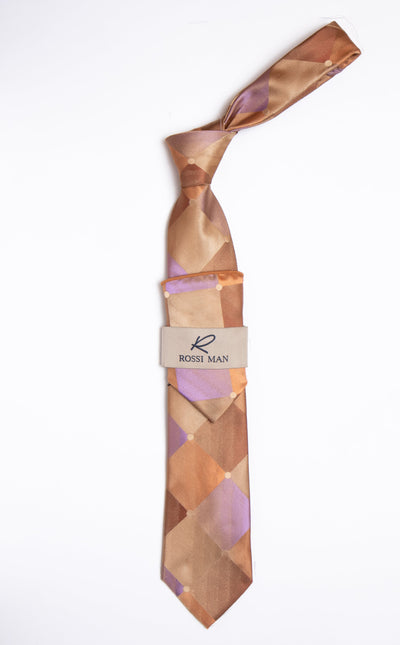 Rossi Man Tie and Pocket Round RMR462-1 1   - from alligatorwarehouse.com