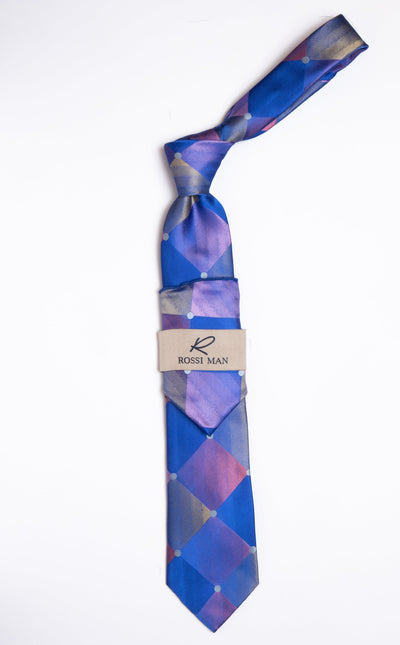 Rossi Man Tie and Pocket Round RMR462-3 1   - from alligatorwarehouse.com