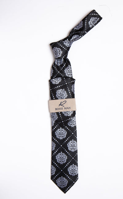 Rossi Man Tie and Pocket Round RMR463-2 1   - from alligatorwarehouse.com