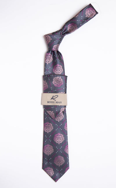 Rossi Man Tie and Pocket Round RMR463-4 1   - from alligatorwarehouse.com