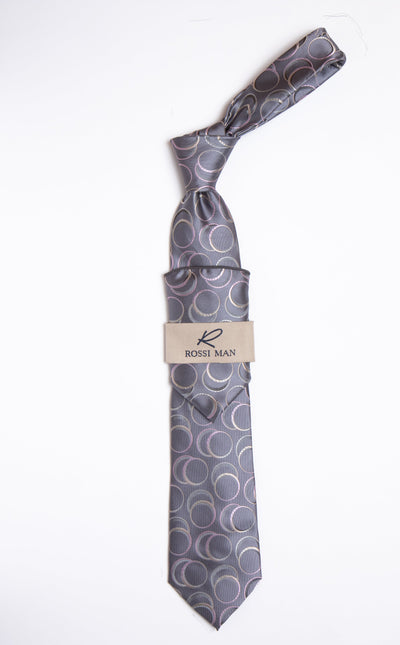 Rossi Man Tie and Pocket Round RMR464-5 1   - from alligatorwarehouse.com